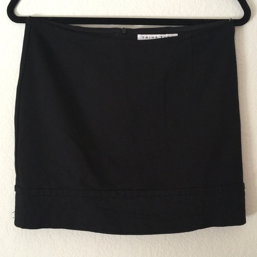 Trina Turk Black Mini Skirt